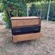 Scandinavian style wooden chest of drawers