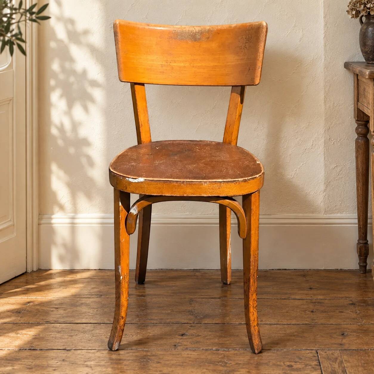 Chaise de bistrot vintage