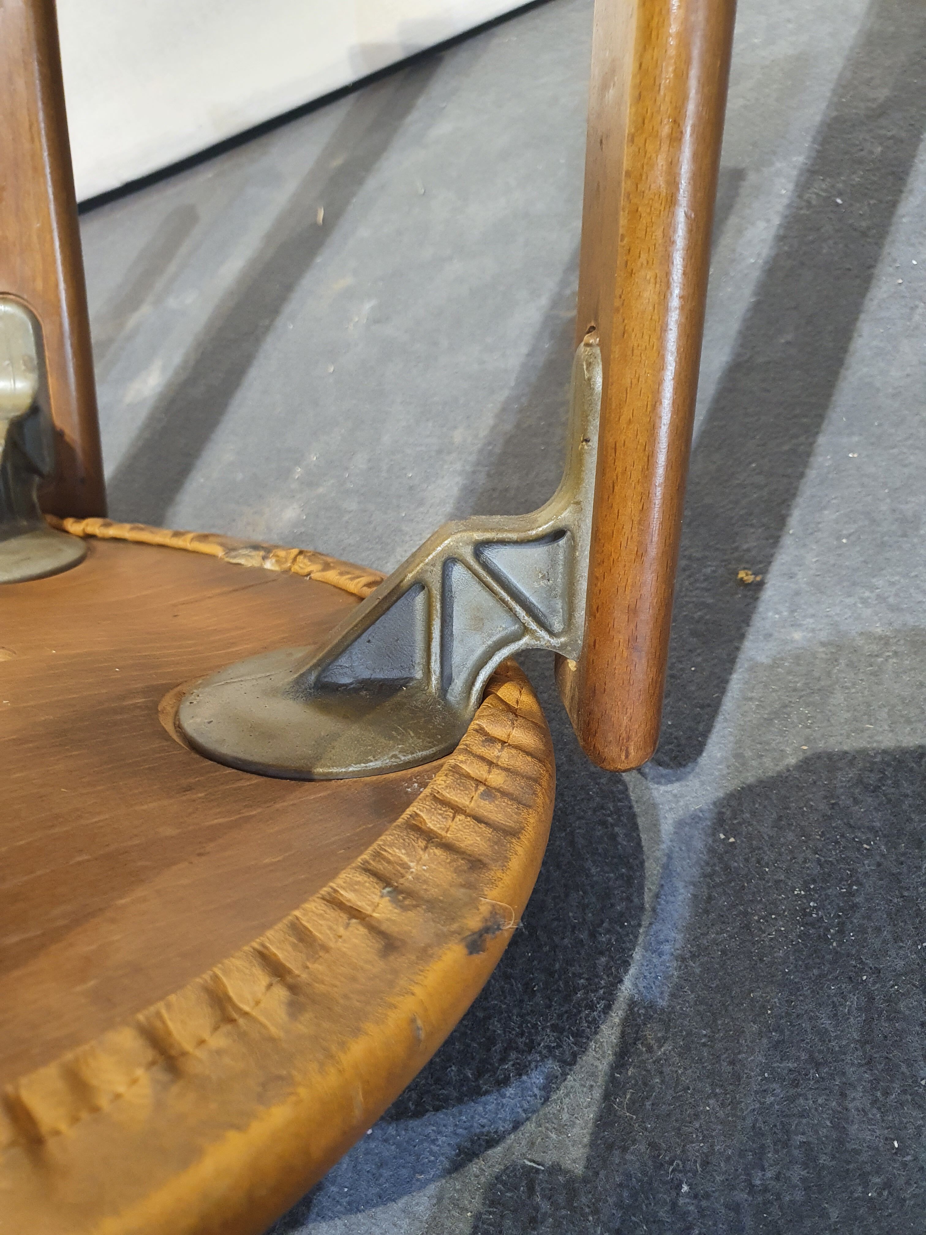 6 chairs by Bruno Rey, edited by Dietiker and manufactured by the workshop "Stuhl aus Stein am Rhein"