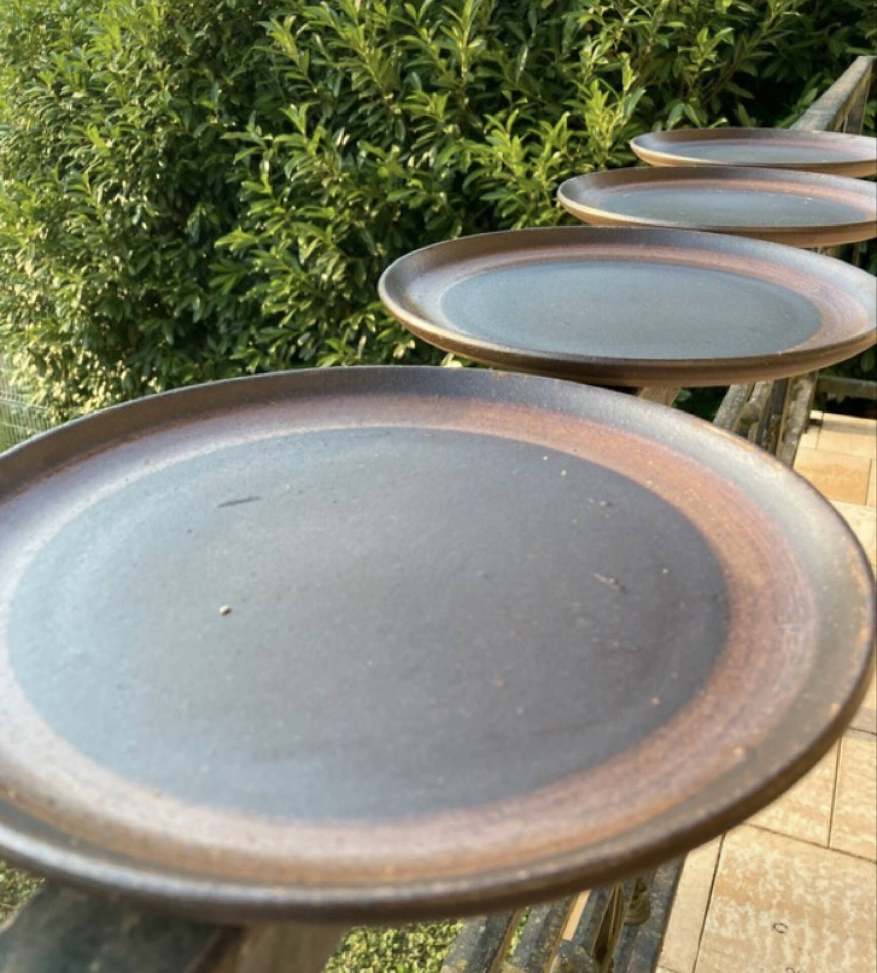 Raw organic flat plates Gre du Marais