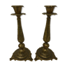 Pair of candlesticks bronze candlesticks Tamar Israel