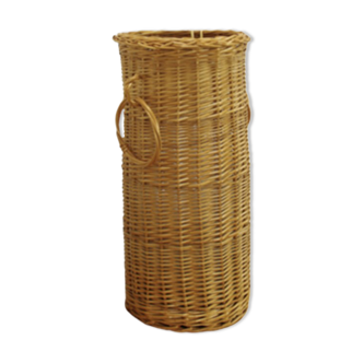 Vintage rattan basket