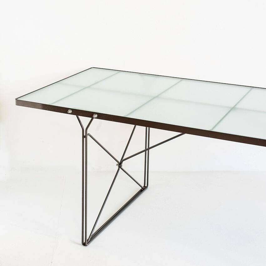 Vintage dining table or desk. moment collection by niels gammelgaard for ikea. 80s-90s.