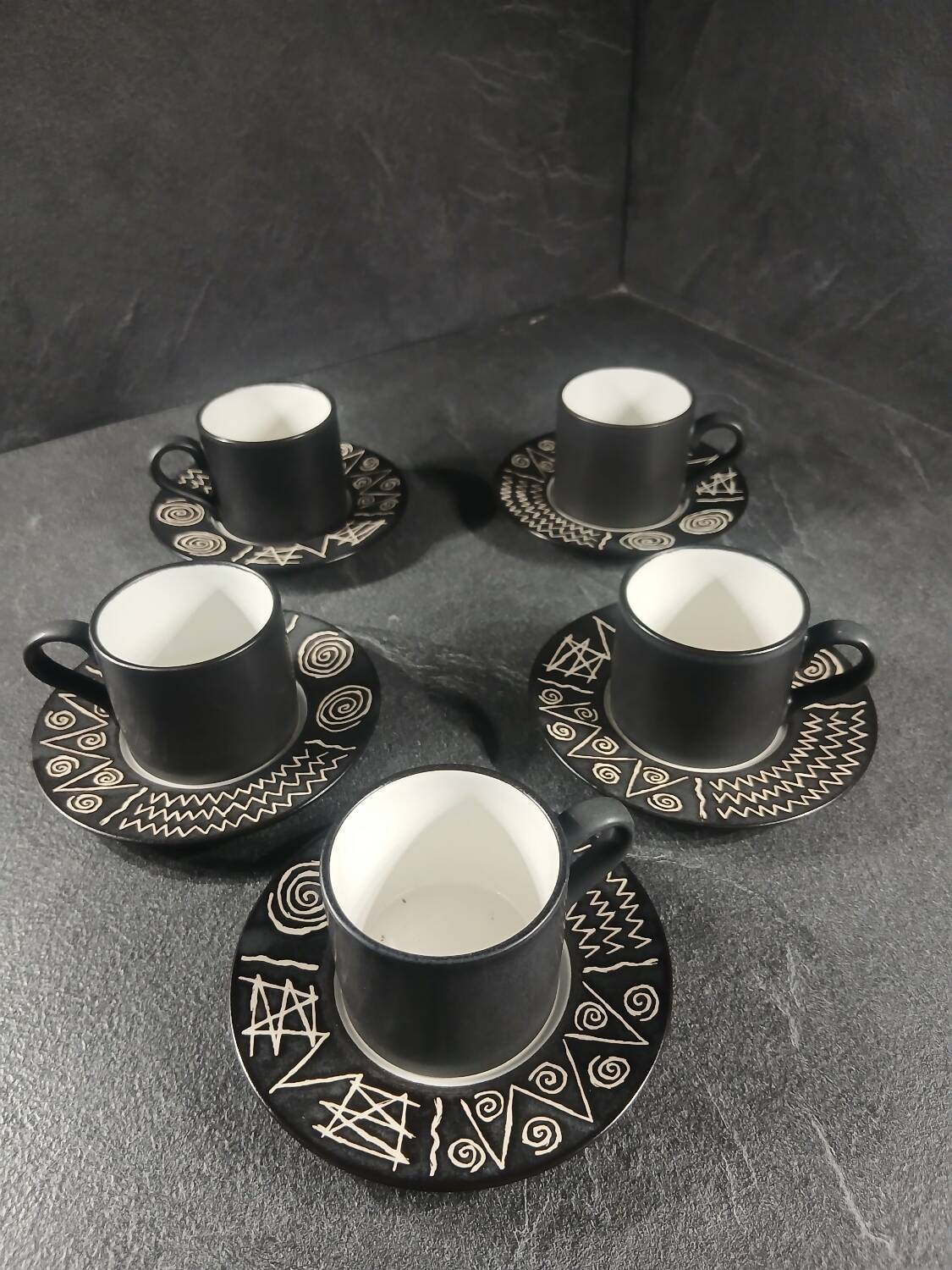 Tasses à café scraffito by habitat japan