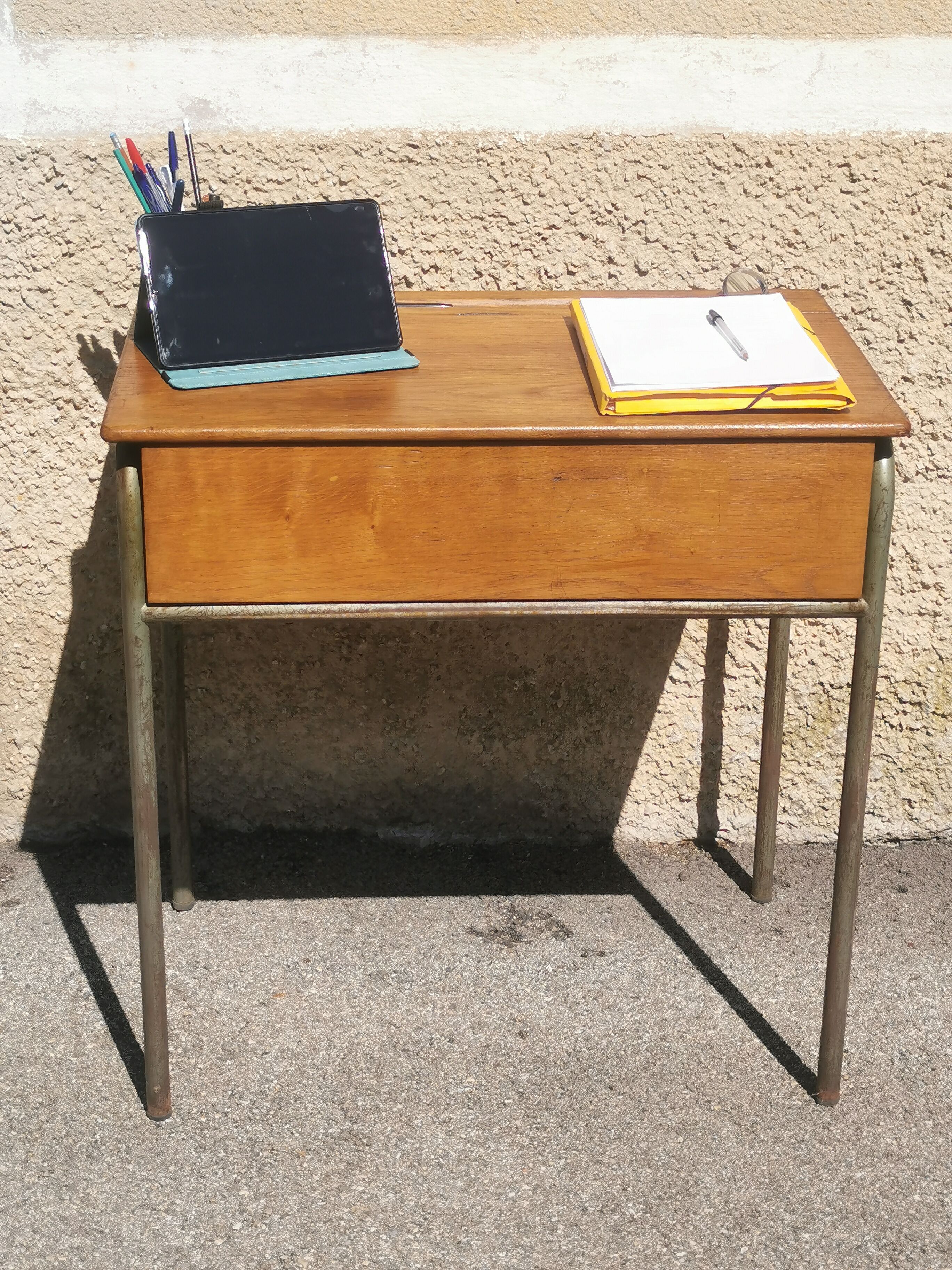 Vintage flap desk