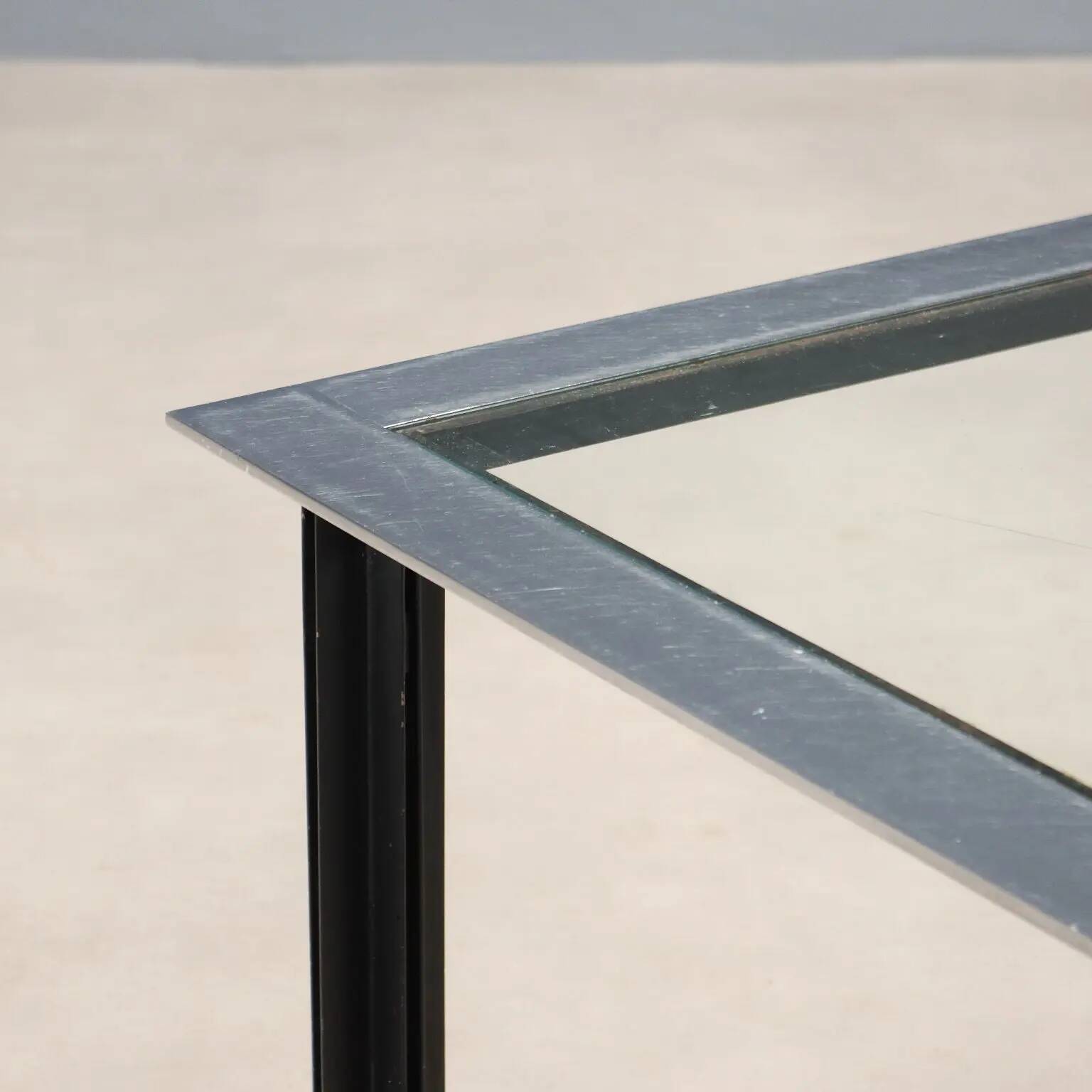 Table basse vintage Azucena Fasce Cromate design Italie 1960s-70s