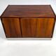 70s sideboard in rosewood and brushed aluminum