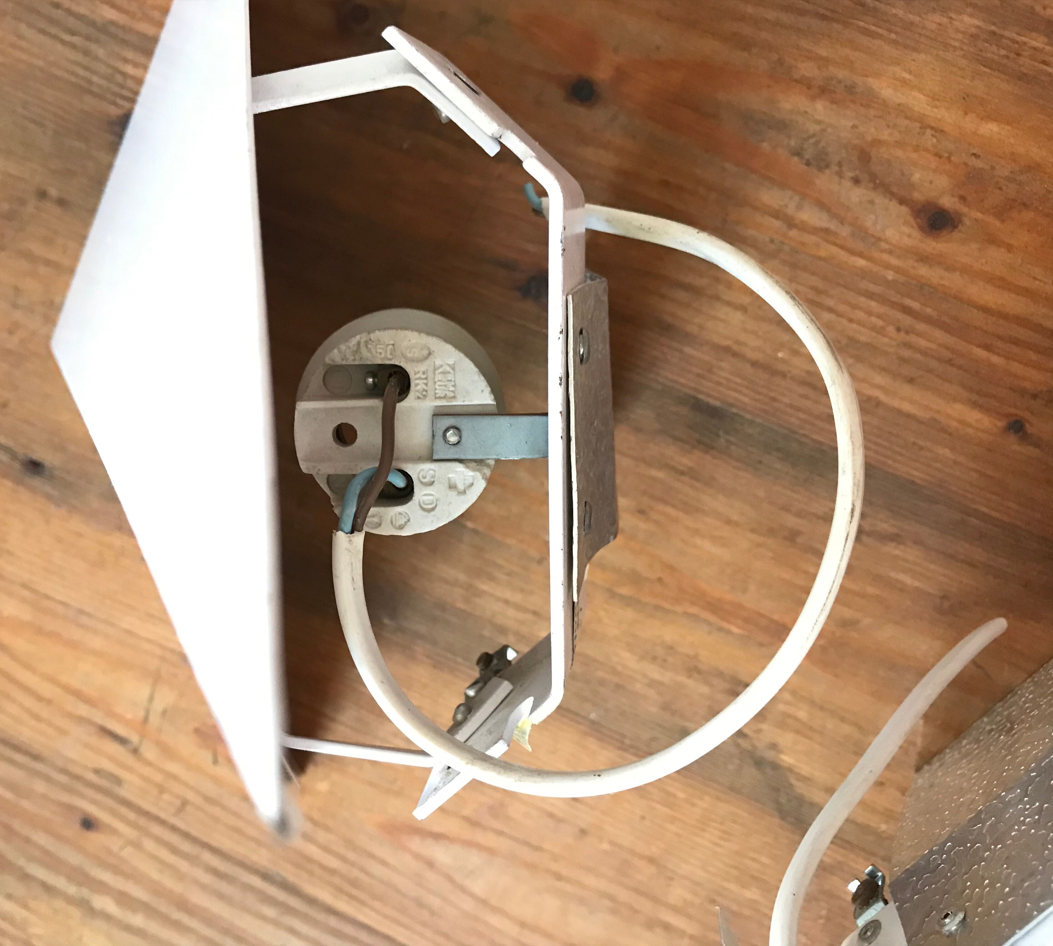 Pair of Lumalux sconces circa 1960