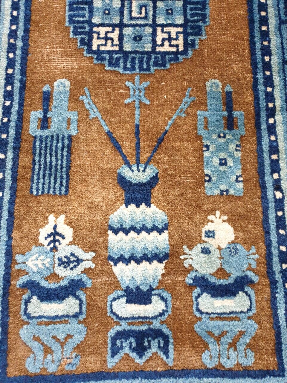 Antique Handmade Chinese Rug