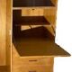 Vintage Scandinavian teak bookcase, vintage office cabinet secretary