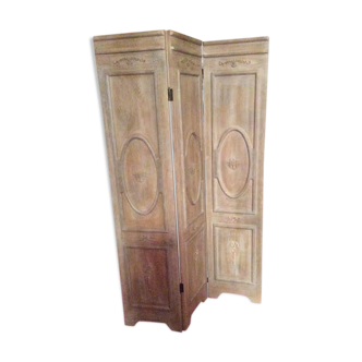 Paravent en bois en trois parties