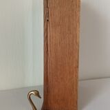 Vintage oak wall display case