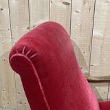 Pair of beech bridge armchairs from the 1950s