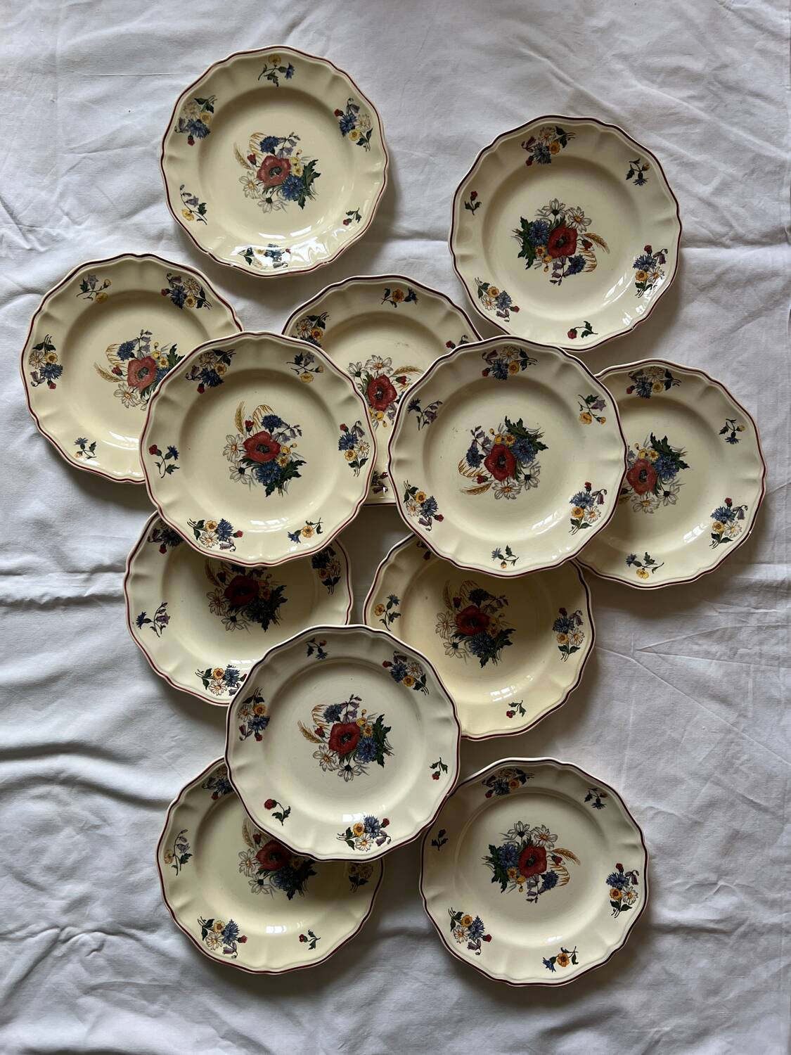 Agreste Sarreguemines plates