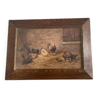 Still life painting by AS Sauvage