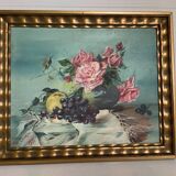 Tableau nature morte huile