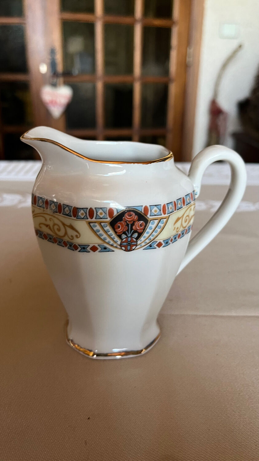 Old Limoges porcelain coffee service WG & Cie