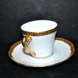 Tasse à café vintage en porcelaine de Limoges Royal Chapus, 1970
