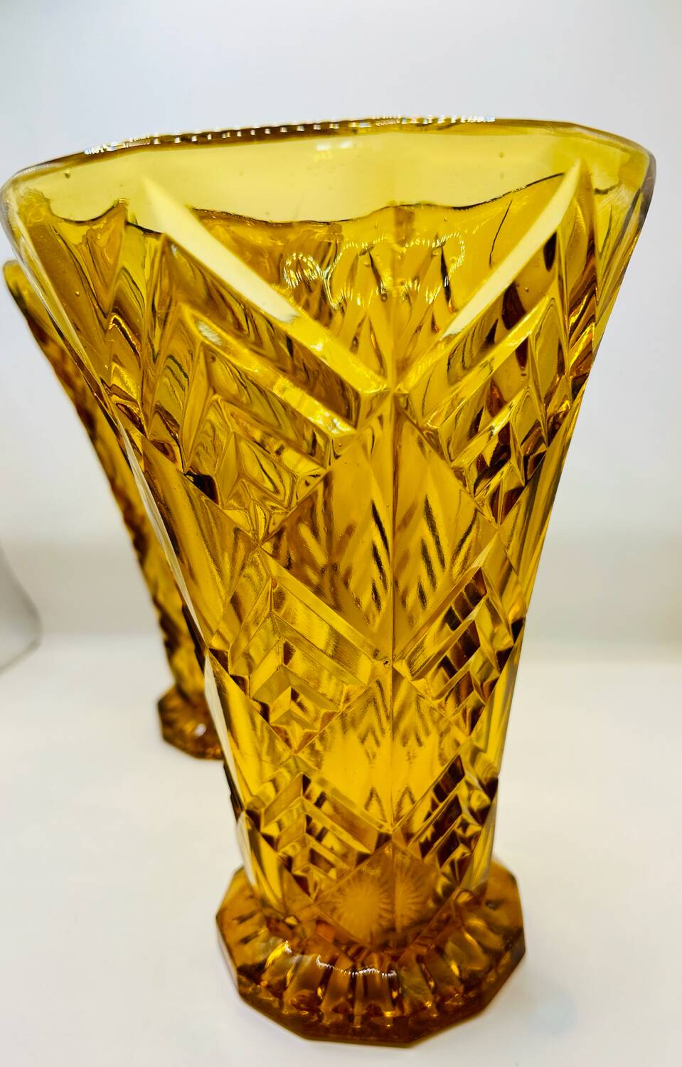 Pair of art deco vases