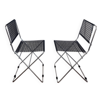 Two chairs by De Marco & Rebolini for Robots - 1970s