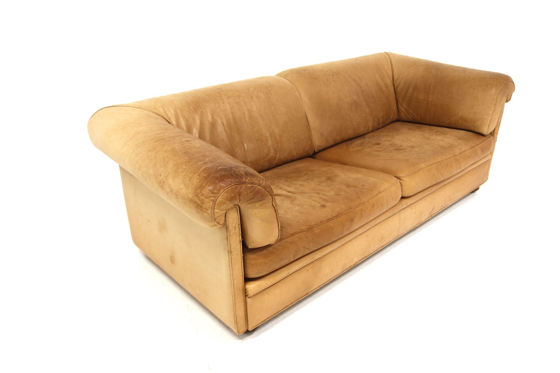 Scandinavian leather sofa "Reton", DUX, Sweden, 1960