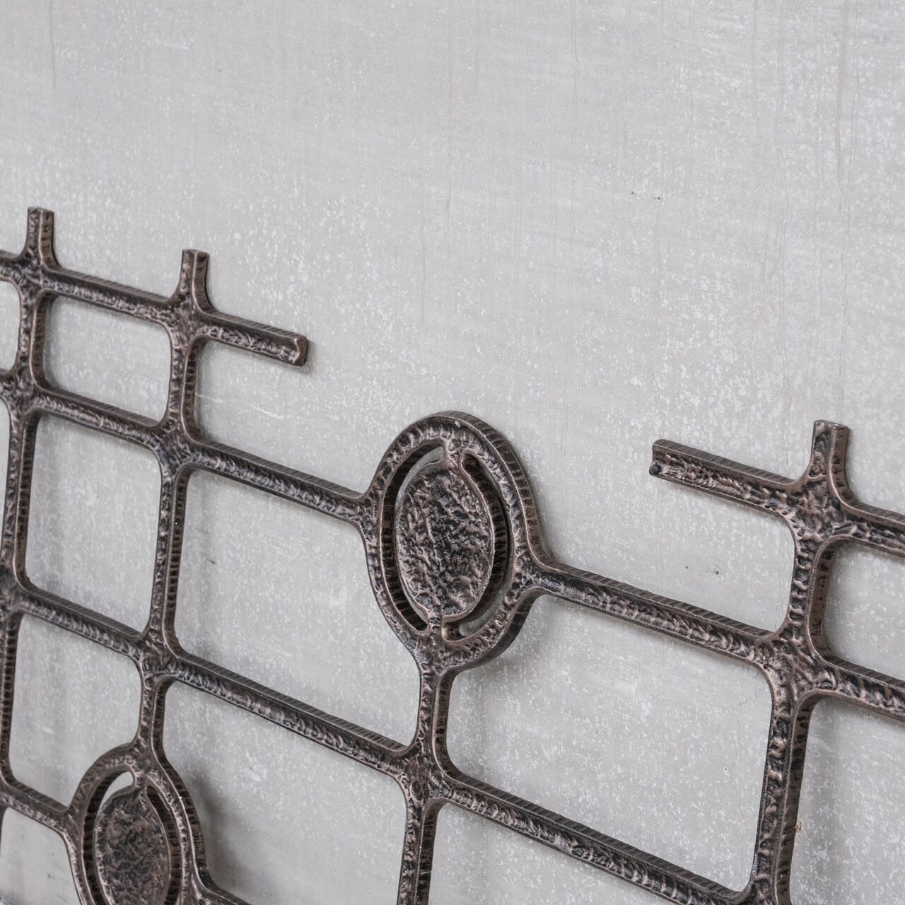 Brutalist metal mid-century wall hanging or decorative artwork (no.3)