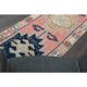 1970s Turkish Oushak Handmade Wool Cotton Pink Runner Rug 82x285