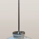 Opaline glass pendant lamp for recycled kitchen counter, vintage glass lampshade, 1960