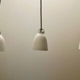 set of 3 Caravaggio P0 white lacquered suspensions