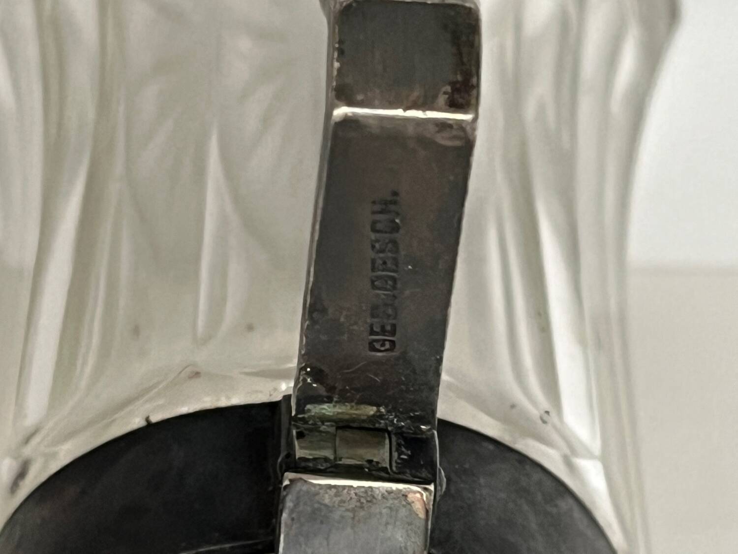 Old mustard or sugar bowl