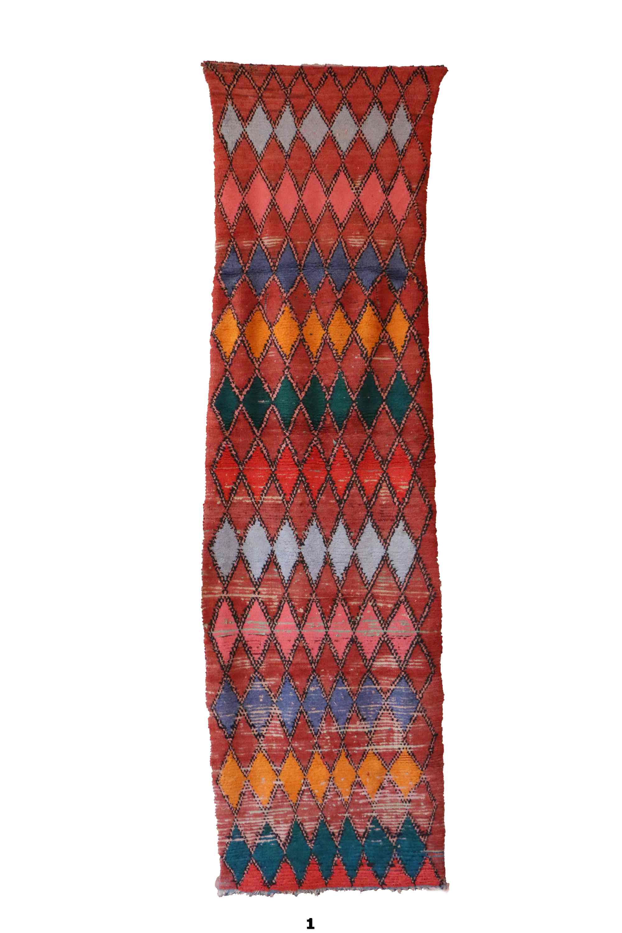 Tapis couloir marocain - 89 x 323 cm