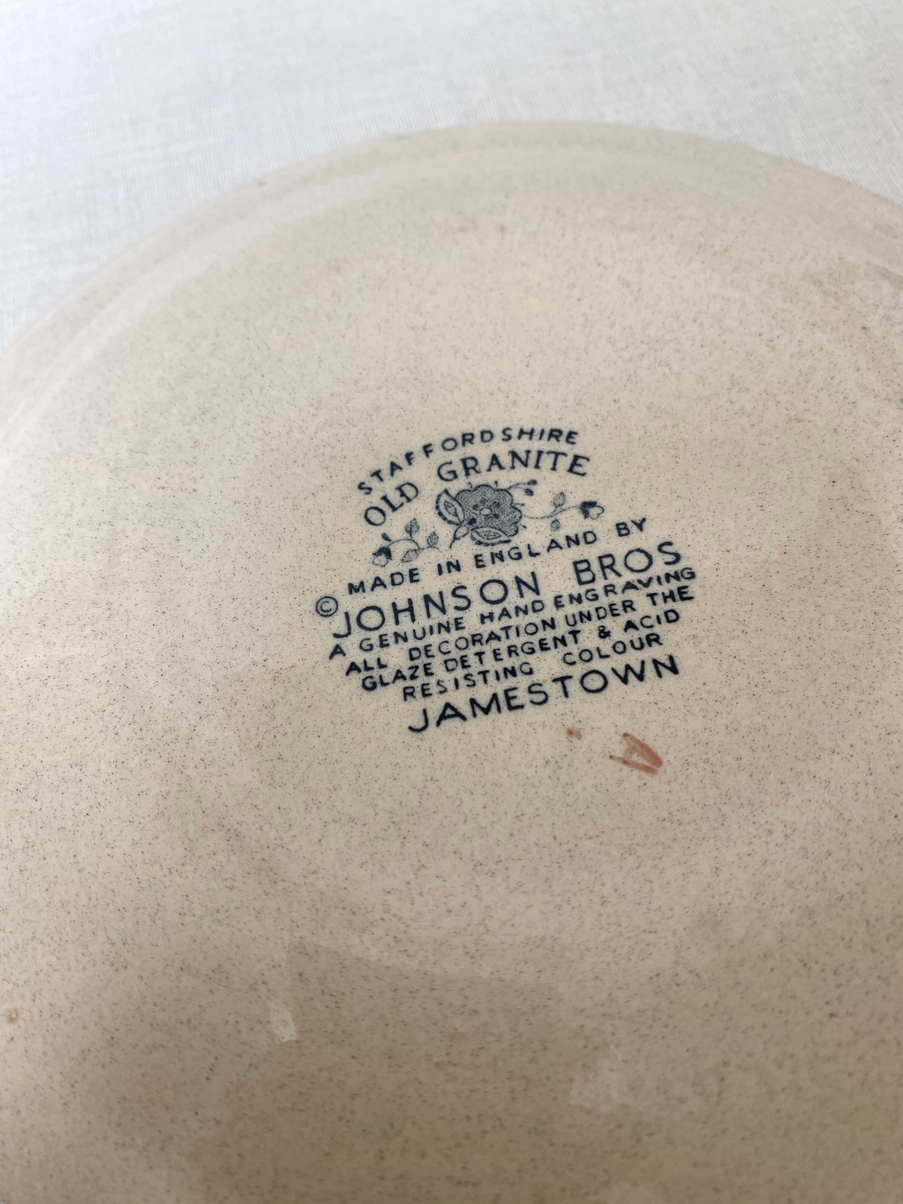 English plates Johnson Bros