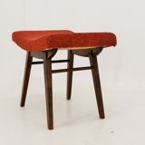 1980s Oak Stool, Czechoslovakia