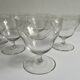Verres à vin art déco