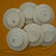 Set of 6 deep earthenware plates from CHOISY LE ROI Boulenger. IENA model.