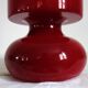 Red glass mushroom lamp IKEA from the 90s.