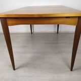 Scandinavian extendable table teak