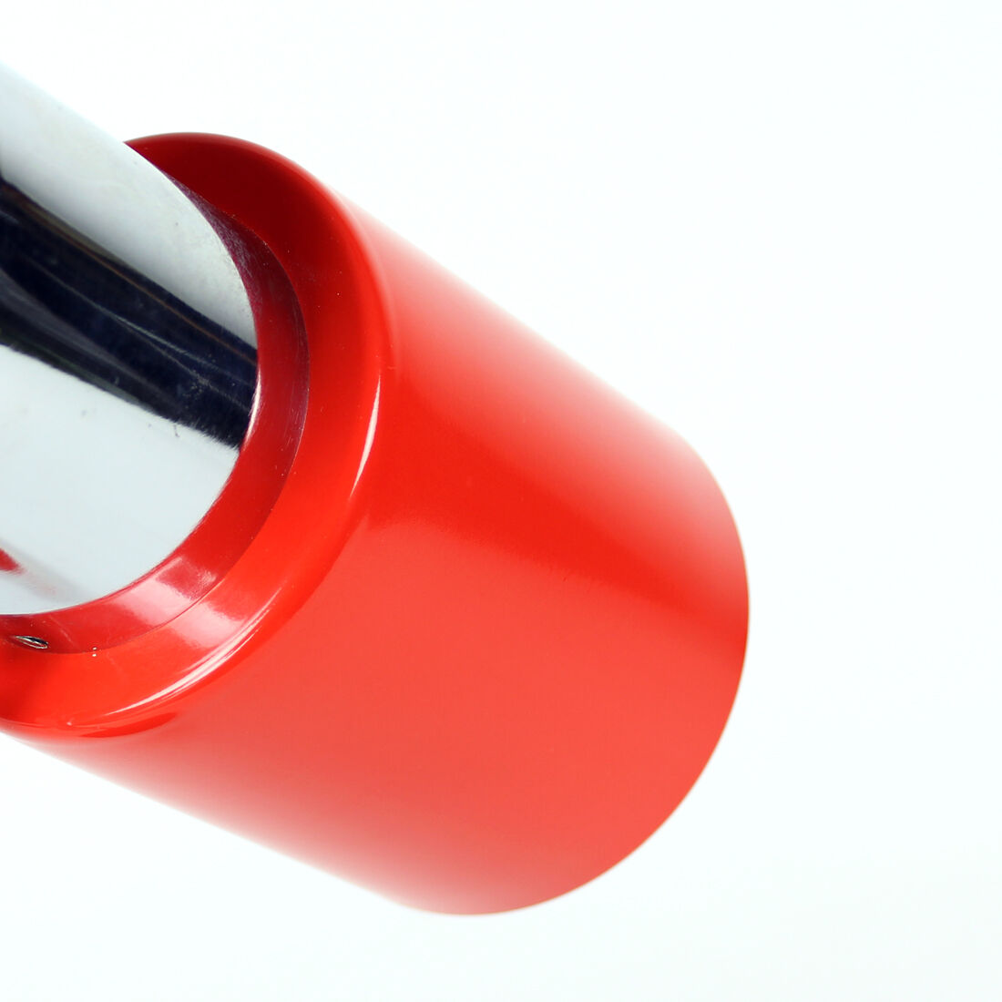 Lampe de table en chrome et métal rouge, par Josef Hurka pour Napako 1960s
