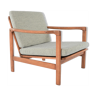 BZ grey and cream buckle chair