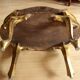 Florentine wooden side table - small coffee table - made in Italy - Vintage