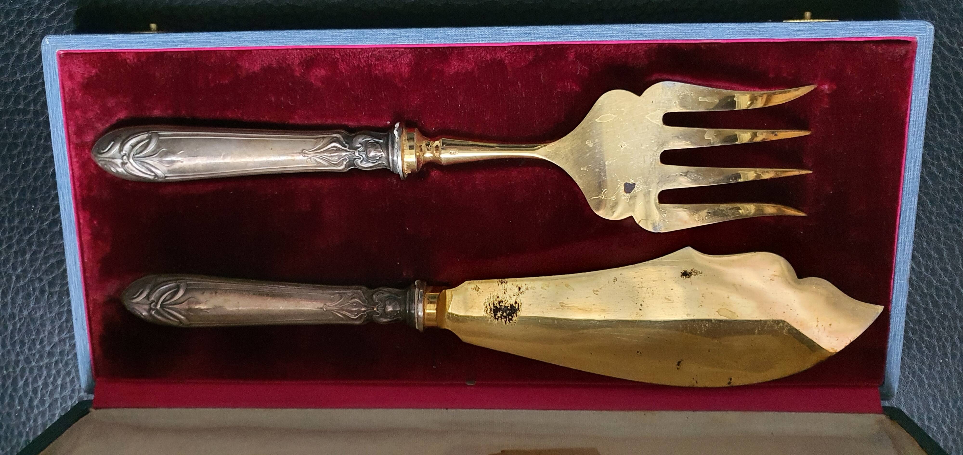 Coffret de 2 couverts de service