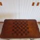 Secretary with mechanism - 4 secret drawers - lock - marquetry chessboard - 1950