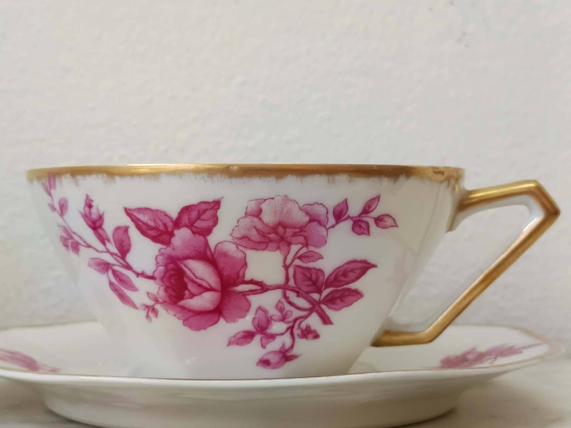 Limoges porcelain tea service Haviland Art Nouveau