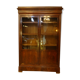 Bibliothèque du XIXème siècle en plaquage d'acajou 1,48 x 2.28 m