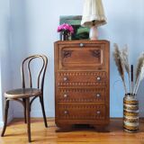 Art Deco oak chest of drawers