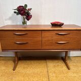 Buffet rétro vintage en teck du milieu du siècle par Austinsuite 1960