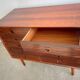 Commode moderne danoise en bois dur avec dix tiroirs