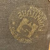 Teak and leather sofa scandinavian design 1960