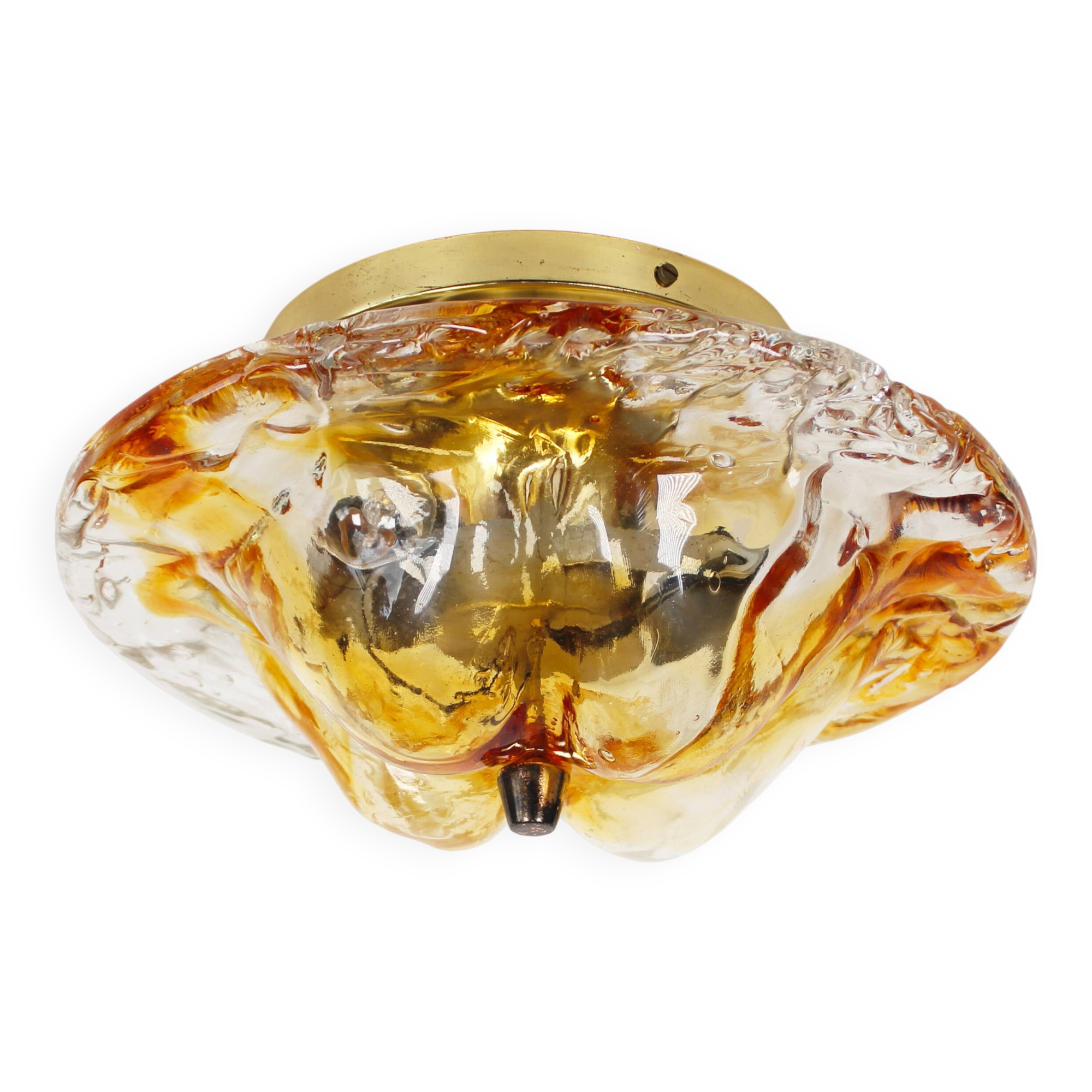 Vintage 1970's Muranoglass flush mount light