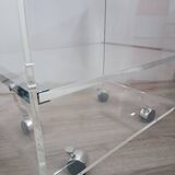 Rolling table by David Lange for Les invisibles du Marais 1970s